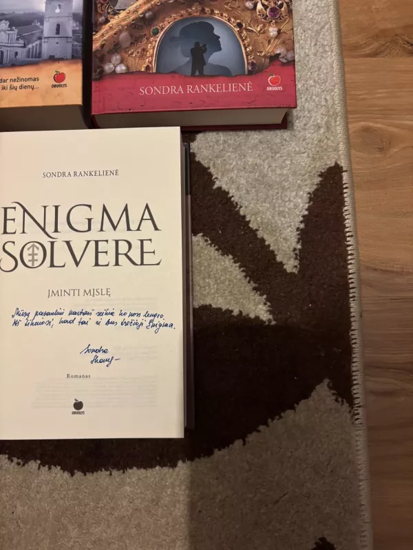 Trilogija: Enigma. Solvere, Duplex, Orbi - Sondra Rankelienė, knyga 3