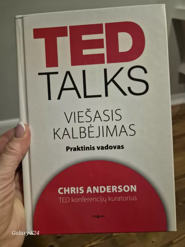 Ted talks Viešasis kalbėjimas - Chris Anderson, knyga 2