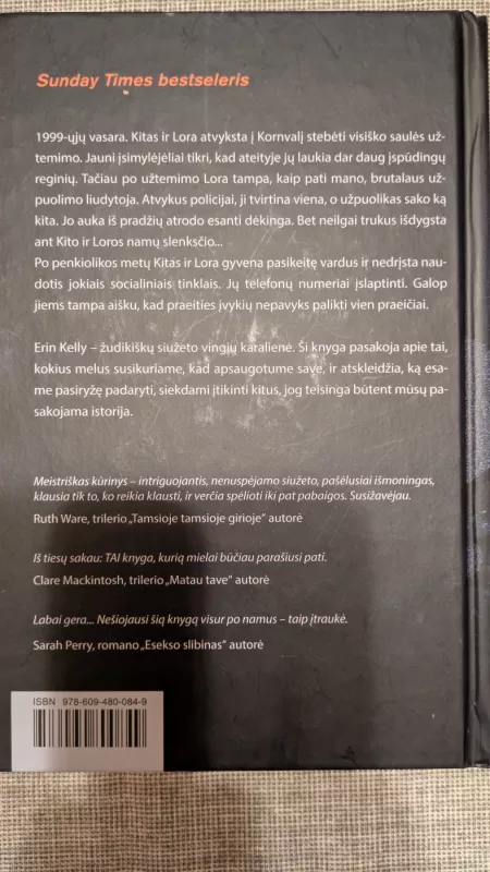 Jis pasakė. Ji pasakė - Erin Kelly, knyga 3