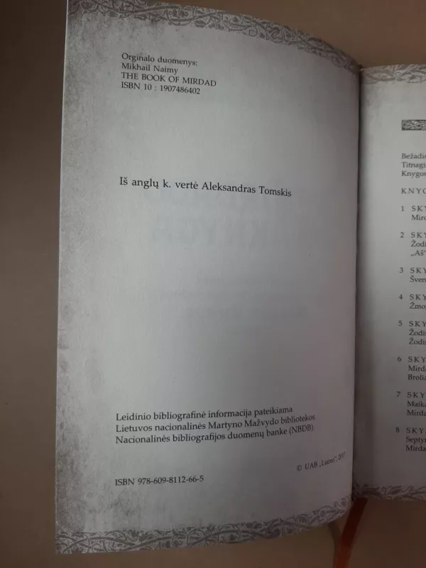 Mirdado knyga - Mikhail Naimy, knyga 5