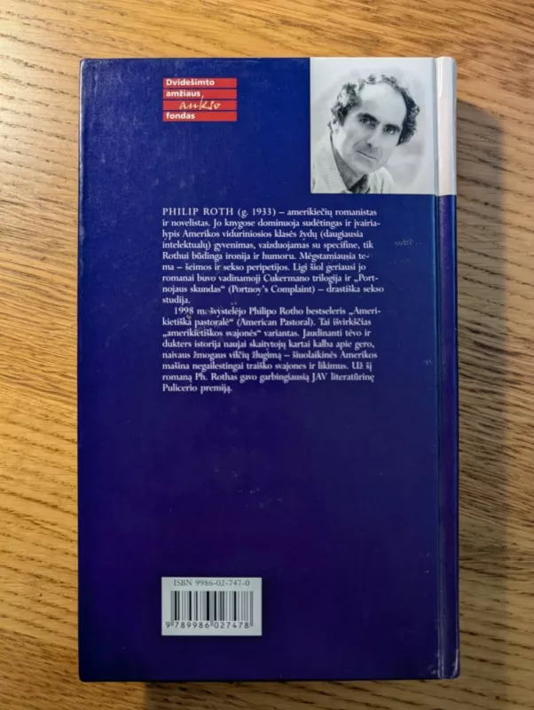Amerikietiška pastoralė - Philip Roth, knyga 3