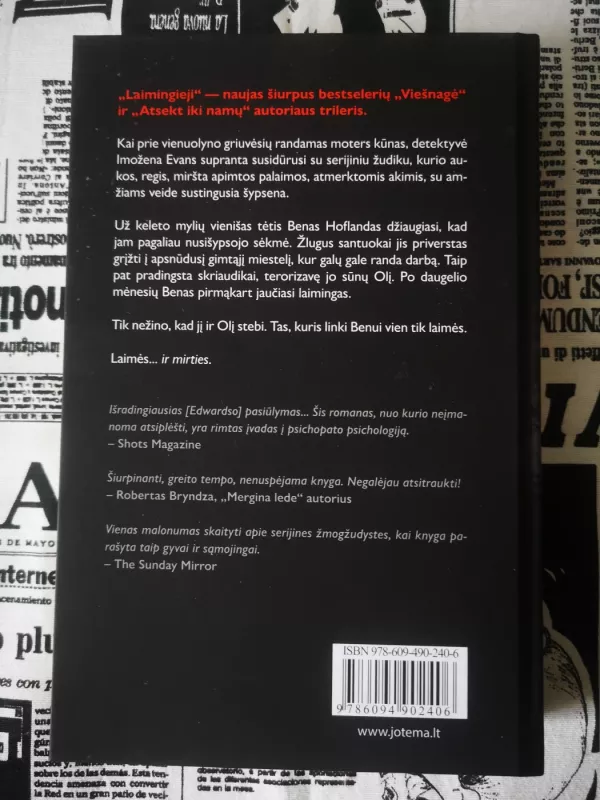 Laimingieji - Mark Edwards, knyga 3