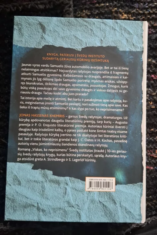 Viskas, ko neprisimenu - Jonas Hassen Khemiri, knyga 3