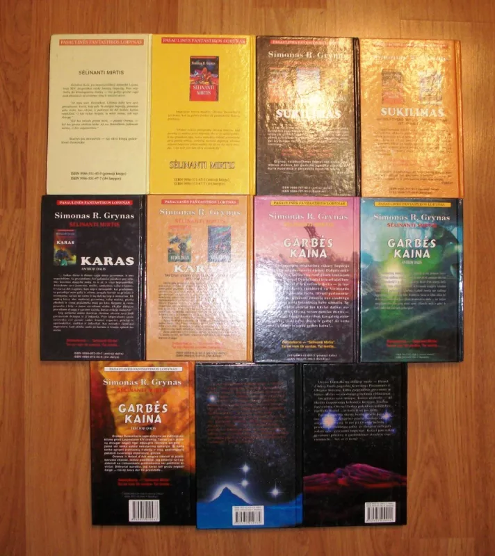 Sėlinanti mirtis 11 tomų - Simonas R. Grynas, knyga 4