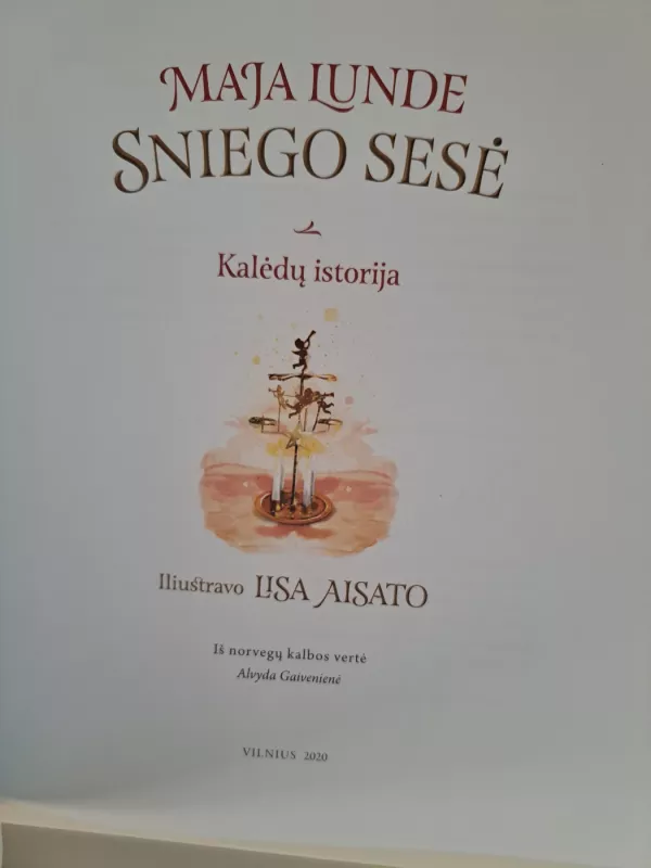 Sniego sesė - Maja Lunde, knyga 4