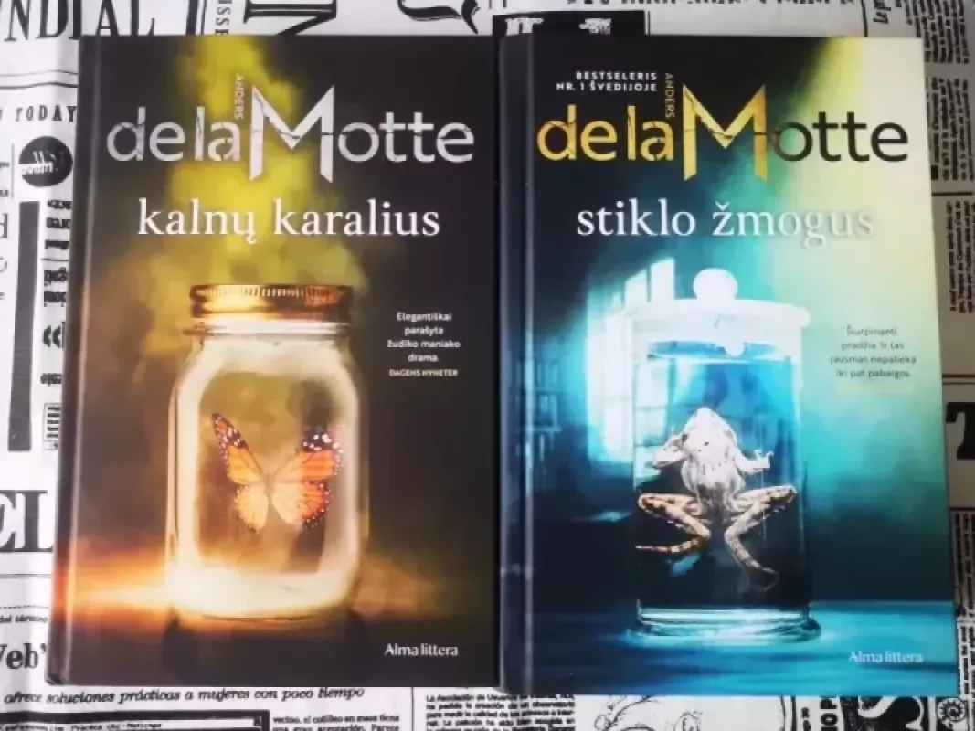 Kalnų karalius / Stiklo žmogus - Anders de la Motte, knyga 2