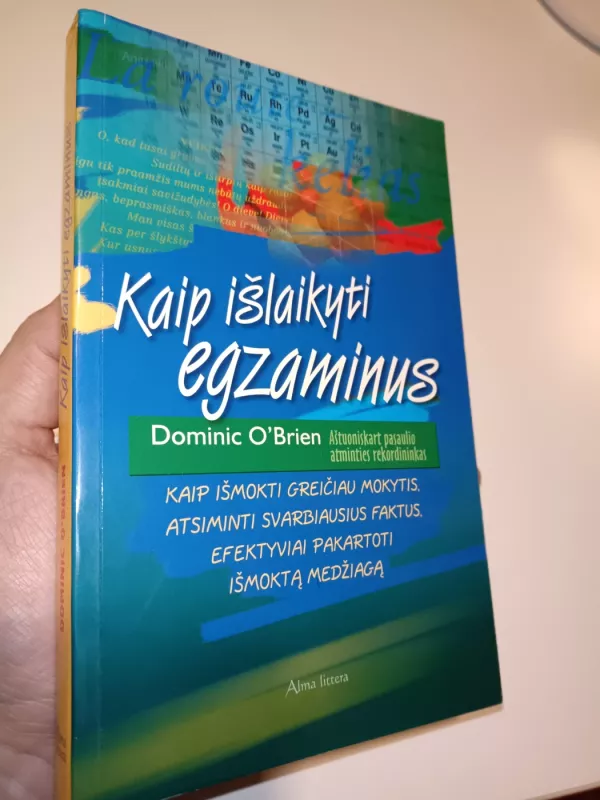 Kaip išlaikyti egzaminus - Dominic O'Brien, knyga 2