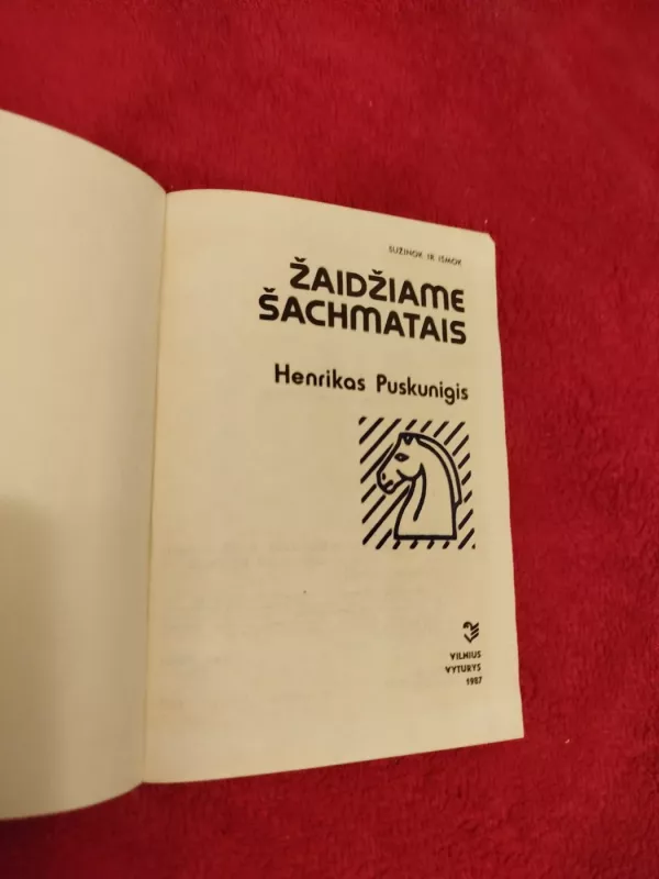 Žaidžiame šachmatais - Henrikas Puskunigis, knyga 3