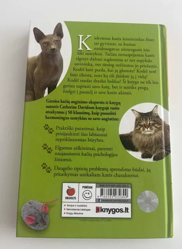 Kodėl mano katė taip elgiasi? Pažvelk į pasaulį katės akimis - Catherine Davidson, knyga 3
