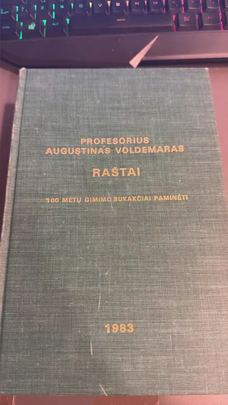 Raštai - Augustinas Voldemaras, knyga 2