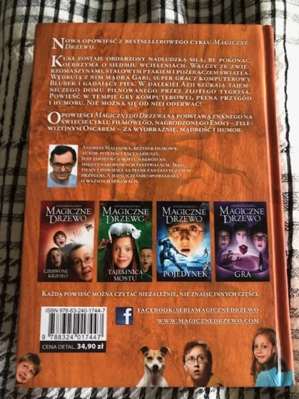 Magiškas medis. Milžinas.  Magiczne drzewo Olbrzym (Lenkų k) - Andrzej Maleszka, knyga 4