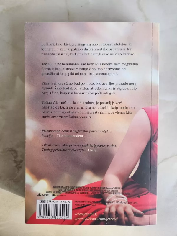 Aš prieš tave - JoJo Moyes, knyga 3