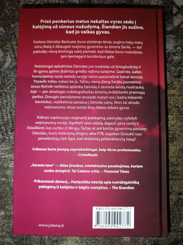 Surasiu tave - Harlan Coben, knyga 3