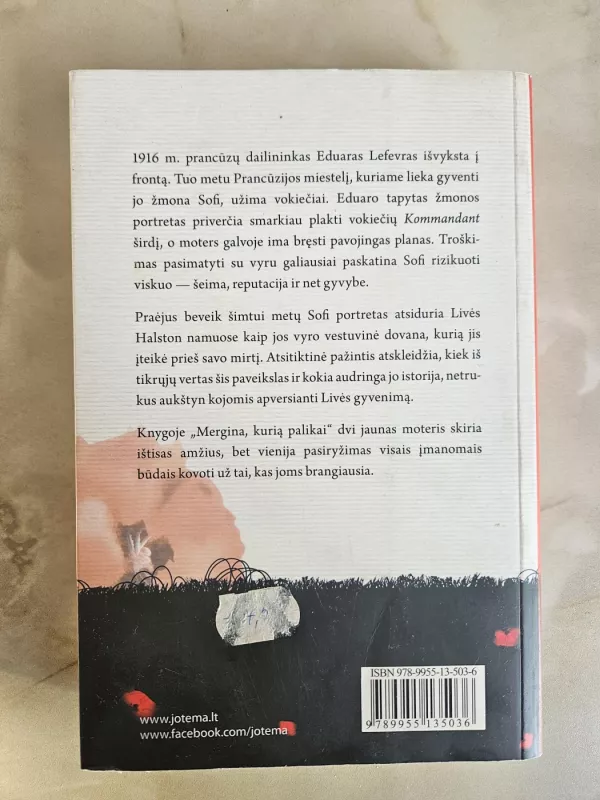 Mergina, kurią palikai - Moyes Jojo, knyga 3