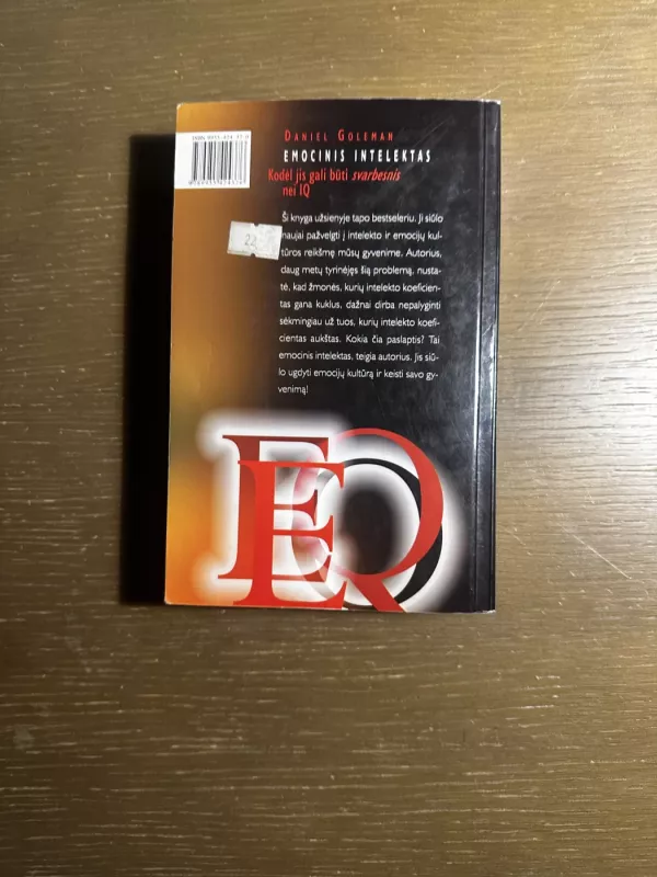 Emocinis intelektas. Kodėl jis gali būti svarbesnis nei IQ - Daniel Goleman, knyga 5