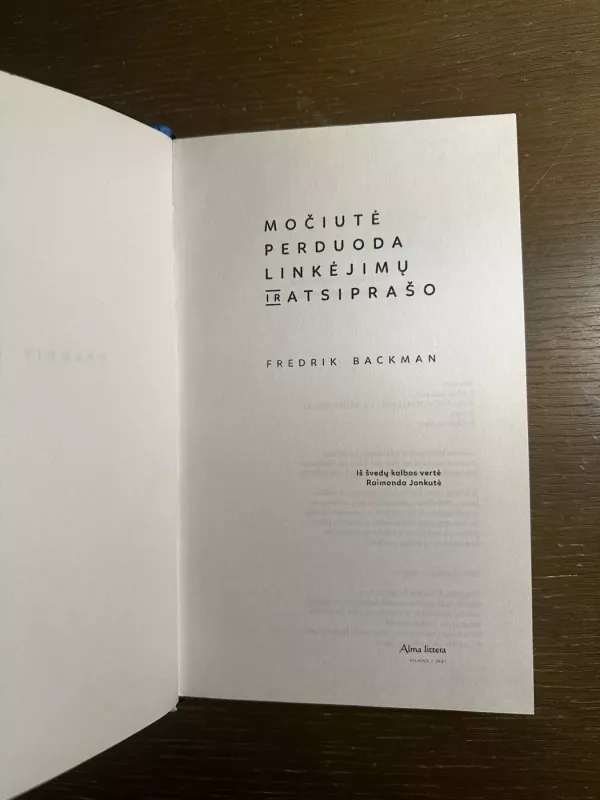 Močiutė perduoda linkėjimus ir atsiprašo - Fredrik Backman, knyga 4