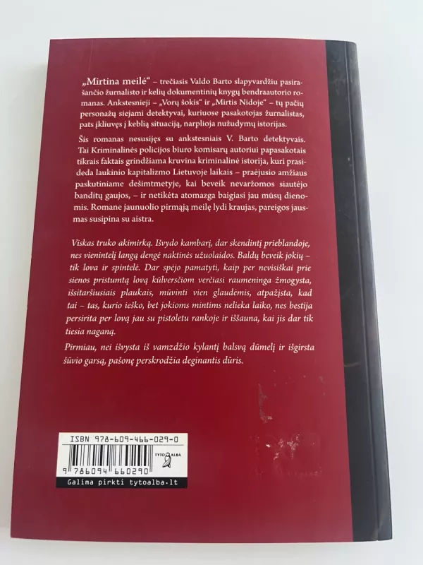 Mirtina meilė - Valdas Bartas, knyga 3