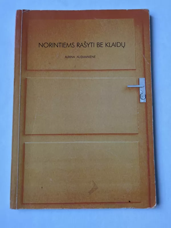 Norintiems rašyti be klaidų - Albina Ausmanienė, knyga 2