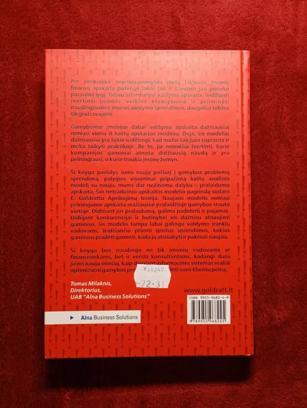 Pajamų apskaita: TOC valdymo apskaitos sistema - Thomas Corbett, knyga 3