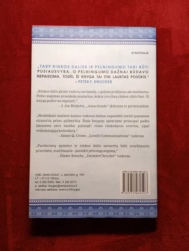 Didinkite pelną, ne rinkos dalį - Hermann Simon, knyga 3