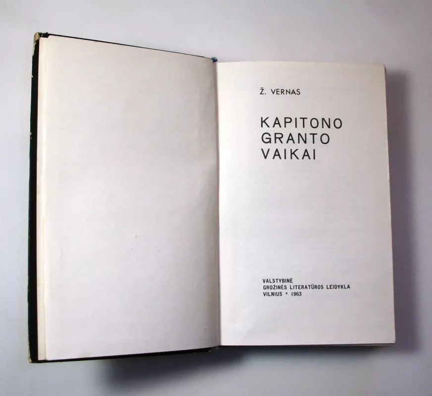 Kapitono Granto vaikai - Ž, Vernas, knyga 3