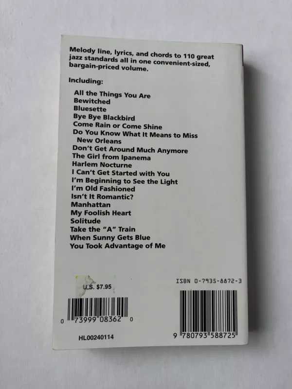 Jazz Standards - Hal Leonard Corp, knyga 3