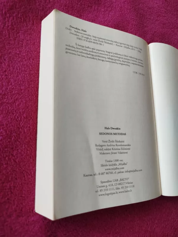 Sedonos metodas - Hale Dwoskin, knyga 5