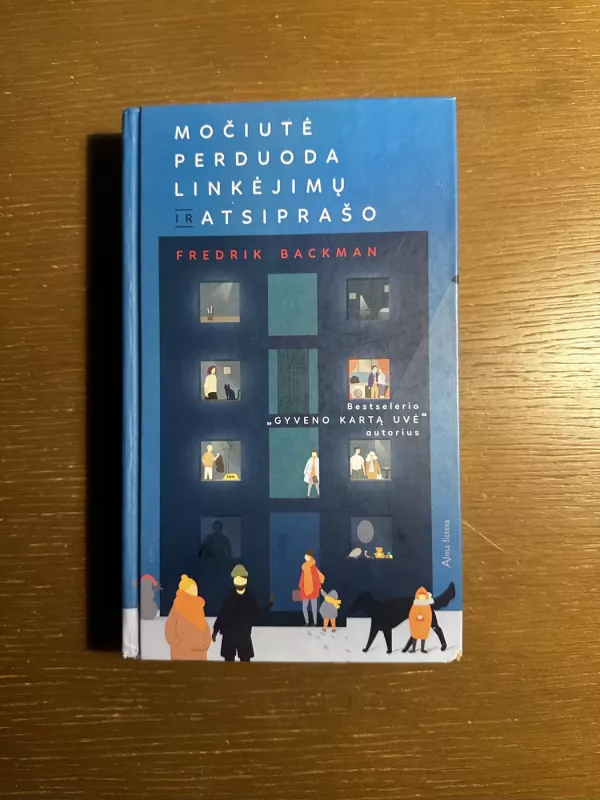 Močiutė perduoda linkėjimus ir atsiprašo - Fredrik Backman, knyga 2