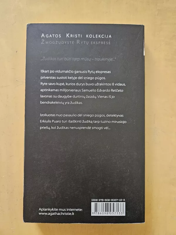 Žmogžudystė rytų eksprese - Agatha Christie, knyga 3