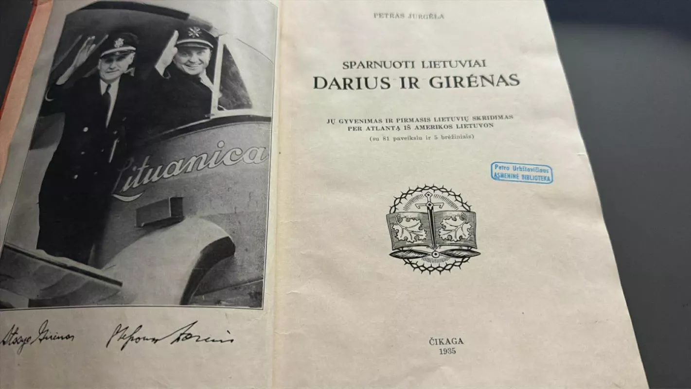 Sparnuoti lietuviai Darius ir Girėnas - Petras Jurgėla, knyga 2