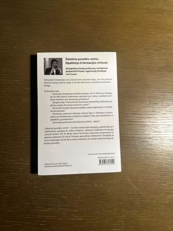 Šalutinis poveikis: mirtis. Išpažintys iš farmacijos virtuvės - John Virapen, knyga 4