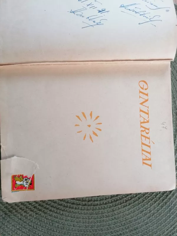 Gintarėliai - Kostas Kubilinskas, knyga 4