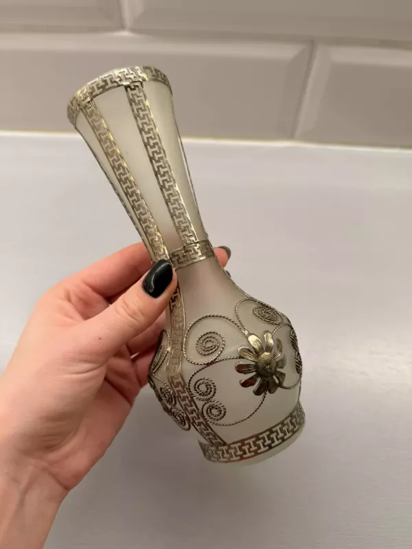 Vaza su metaliniu dekoru - , namai ir interjeras 4