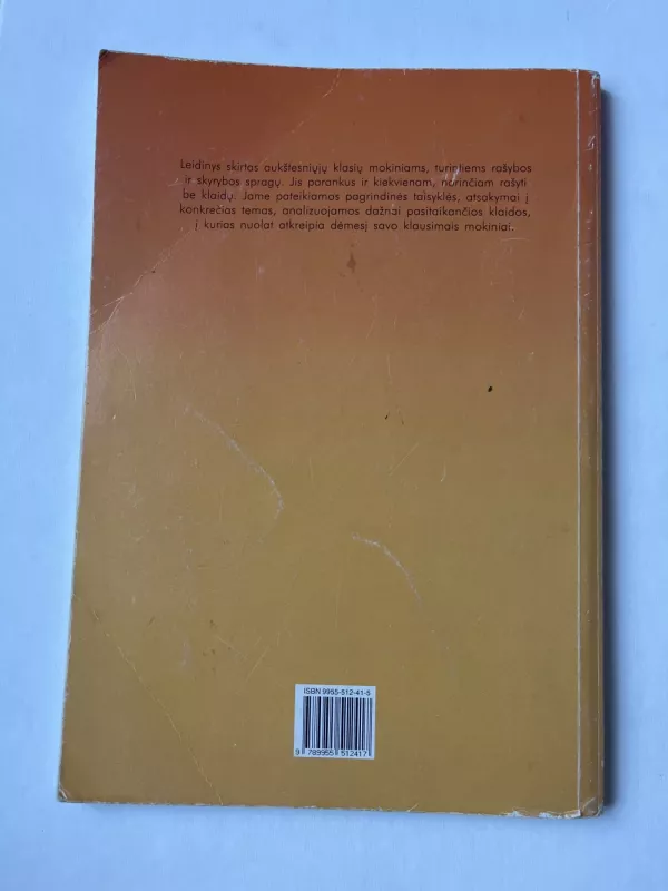 Norintiems rašyti be klaidų - Albina Ausmanienė, knyga 3