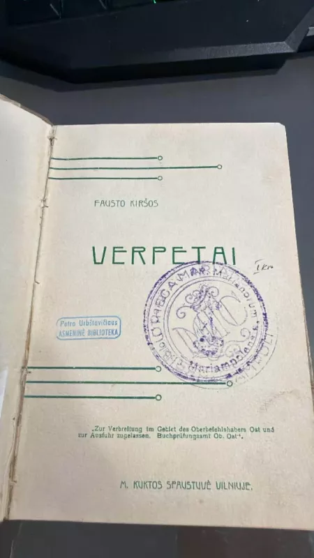 Verpetai - Faustas Kirša, knyga 3