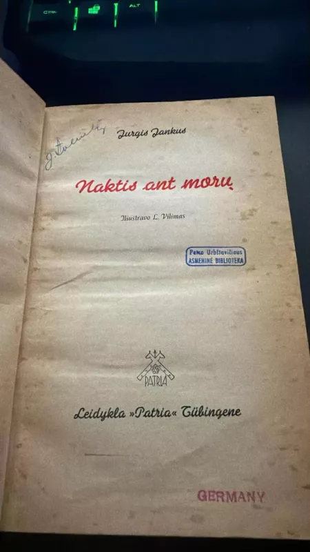 Naktis ant morų - Jurgis Jankus, knyga 3