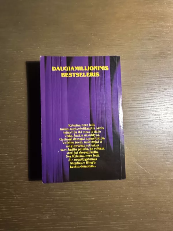 Kristina - Stephen King, knyga 4