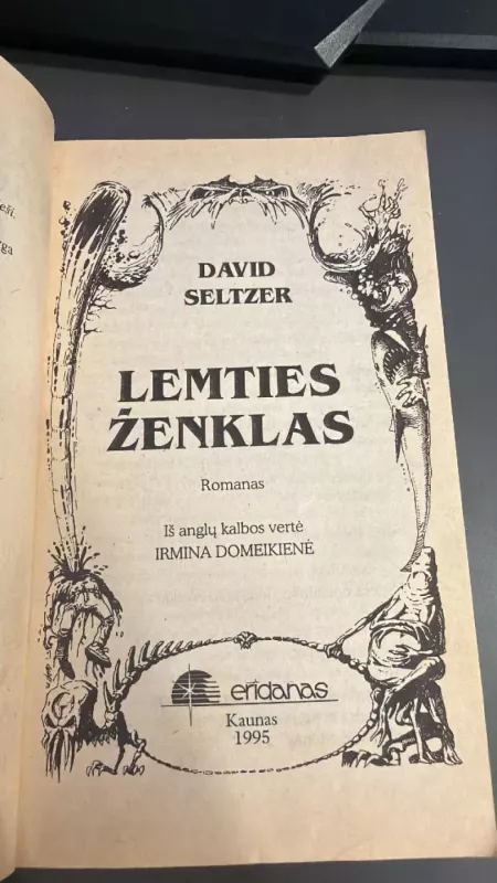 Lemties ženklas - David Seltzer, knyga 2