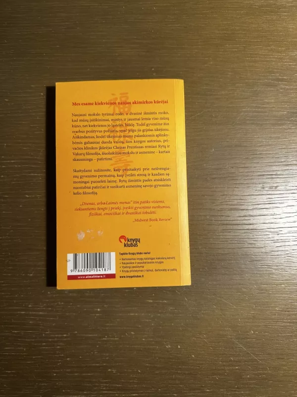 Dzenas arba laimės menas - Chris Prentiss, knyga 3