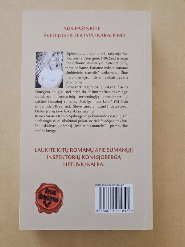 Imbierinis namelis - Carin Gerhardsen, knyga 3