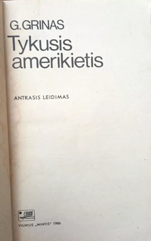 Tykusis amerikietis - Grehemas Grinas, knyga 4