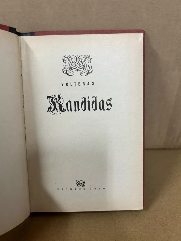 Volteras Kandidas - Volteras, knyga 3