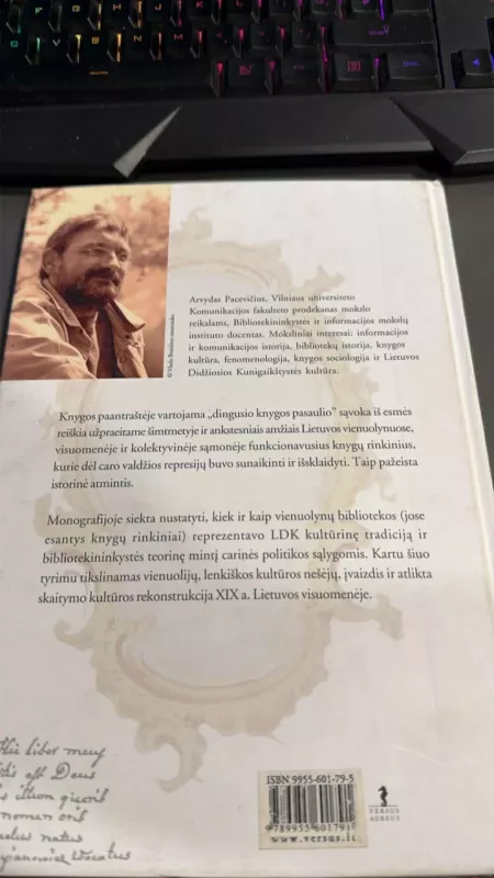 Vienuolynų bibliotekos Lietuvoje 1795-1864 metais - Arvydas Pacevičius, knyga 3