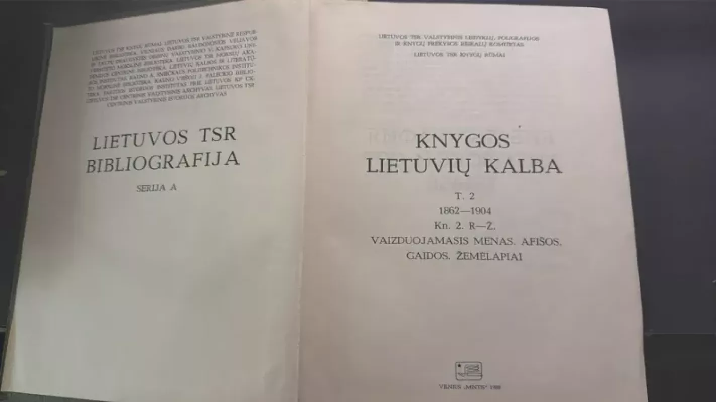 Lietuvos TSR bibliografija. Knygos lietuvių kalba (II tomas) - Autorių Kolektyvas, knyga 2