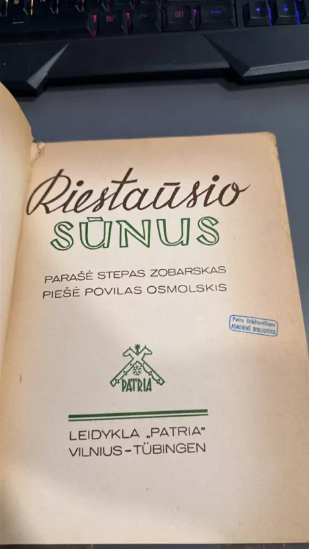 Riestaūsio sūnus - Stepas Zobarskas, knyga 3