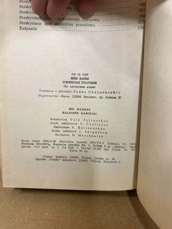 Balandės karoliai - Ibn Hazmas, knyga 4