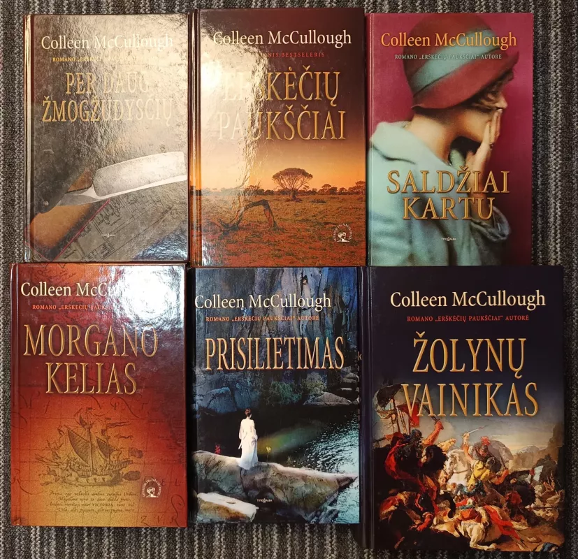 Colleen McCullough knygų kolekcija - Colleen McCullough, knyga 3