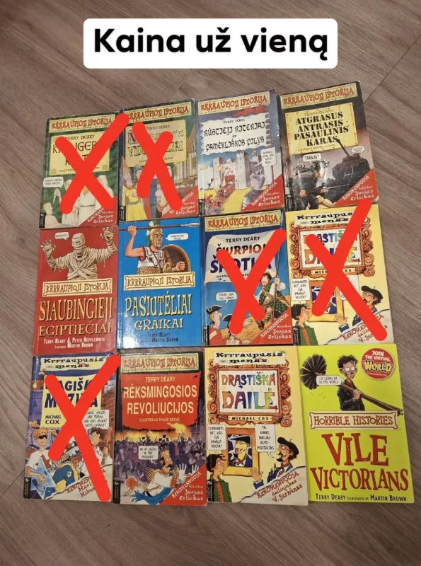 Krrraupusis menas, Krrraupioji istorija, Krrraupusis mokslas - Terry Deary, knyga 2