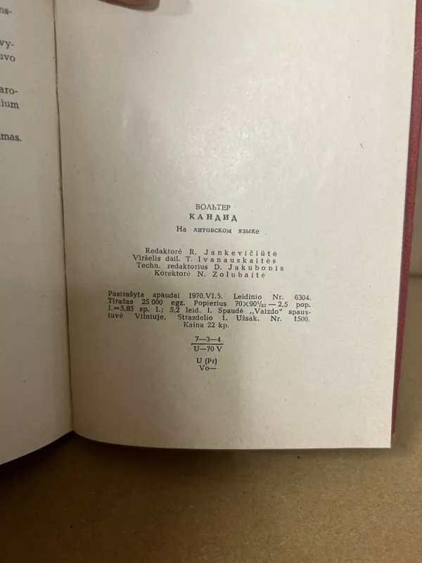 Volteras Kandidas - Volteras, knyga 4