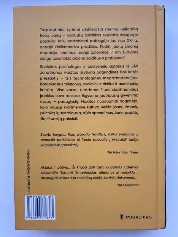 Nerimo karta - Jonathan Haidt, knyga 3